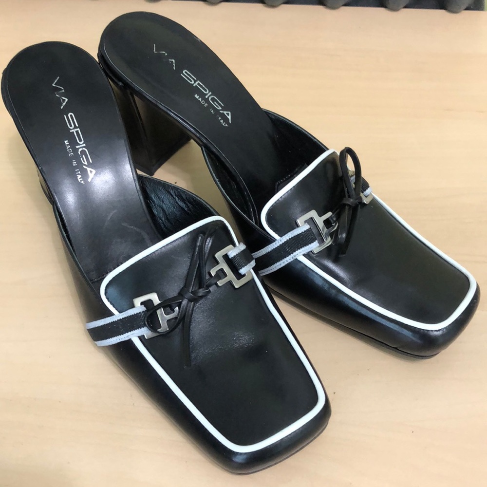 Via Spiga slip on heels